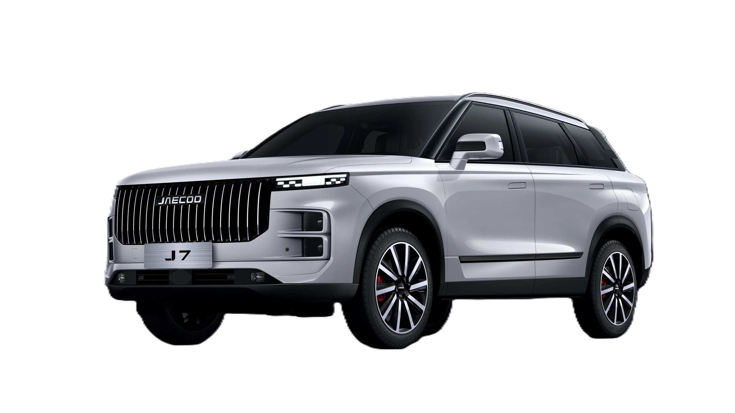 JAECOO 7 white front angle